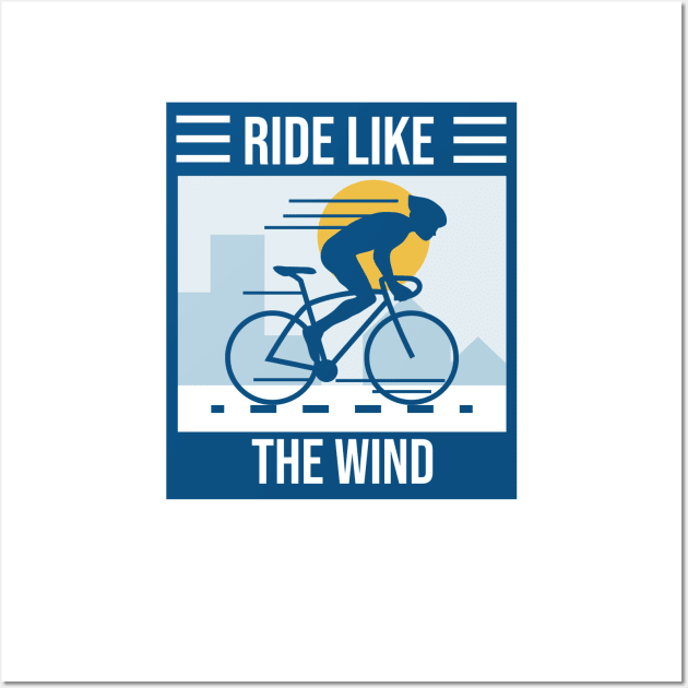 Ride like the wind Wall Art by Off The Clock Gear